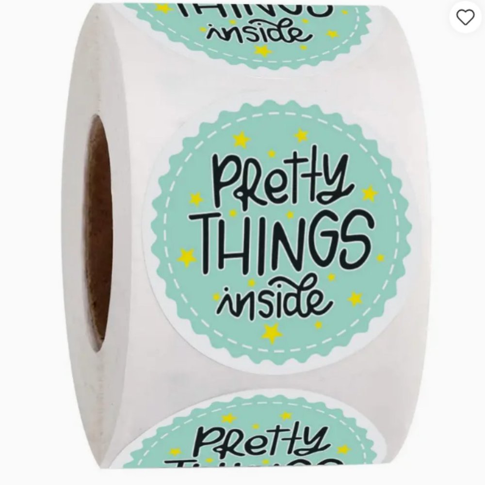 500pcs Pretty Things Inside Stickers - NWT